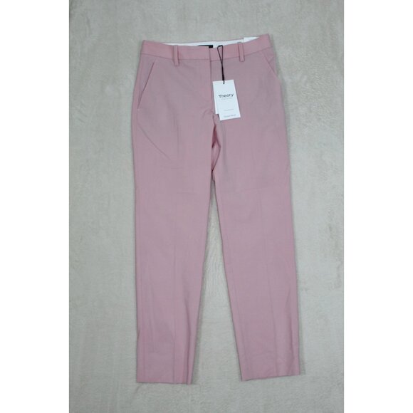 Theory Treeca 2 Black Good Wool Ankle Dress Pants Trouser Women's Size 6 NWT - Picture 8 of 12